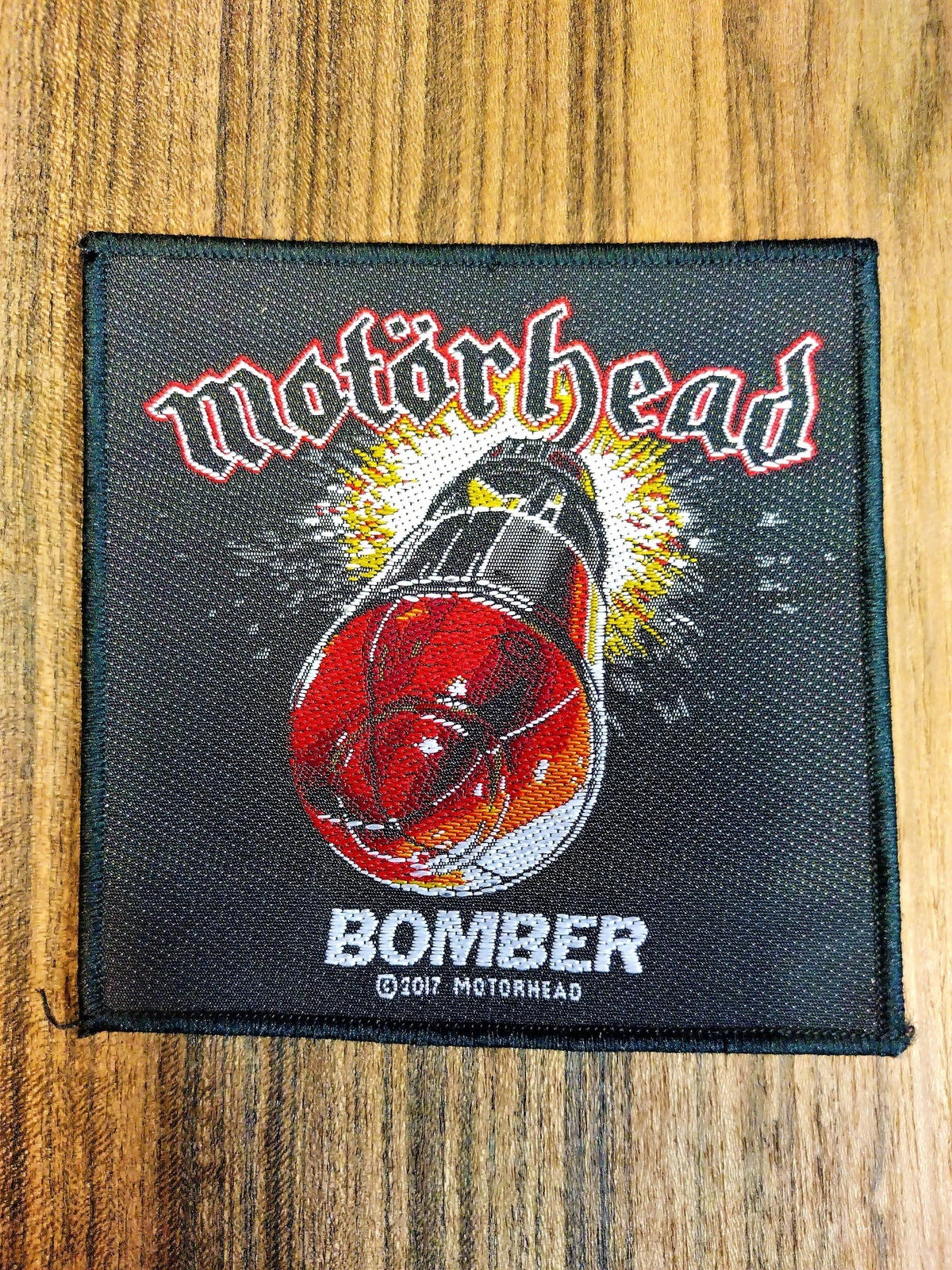 Motorhead Bomber Patch 4 inches X 4 inches