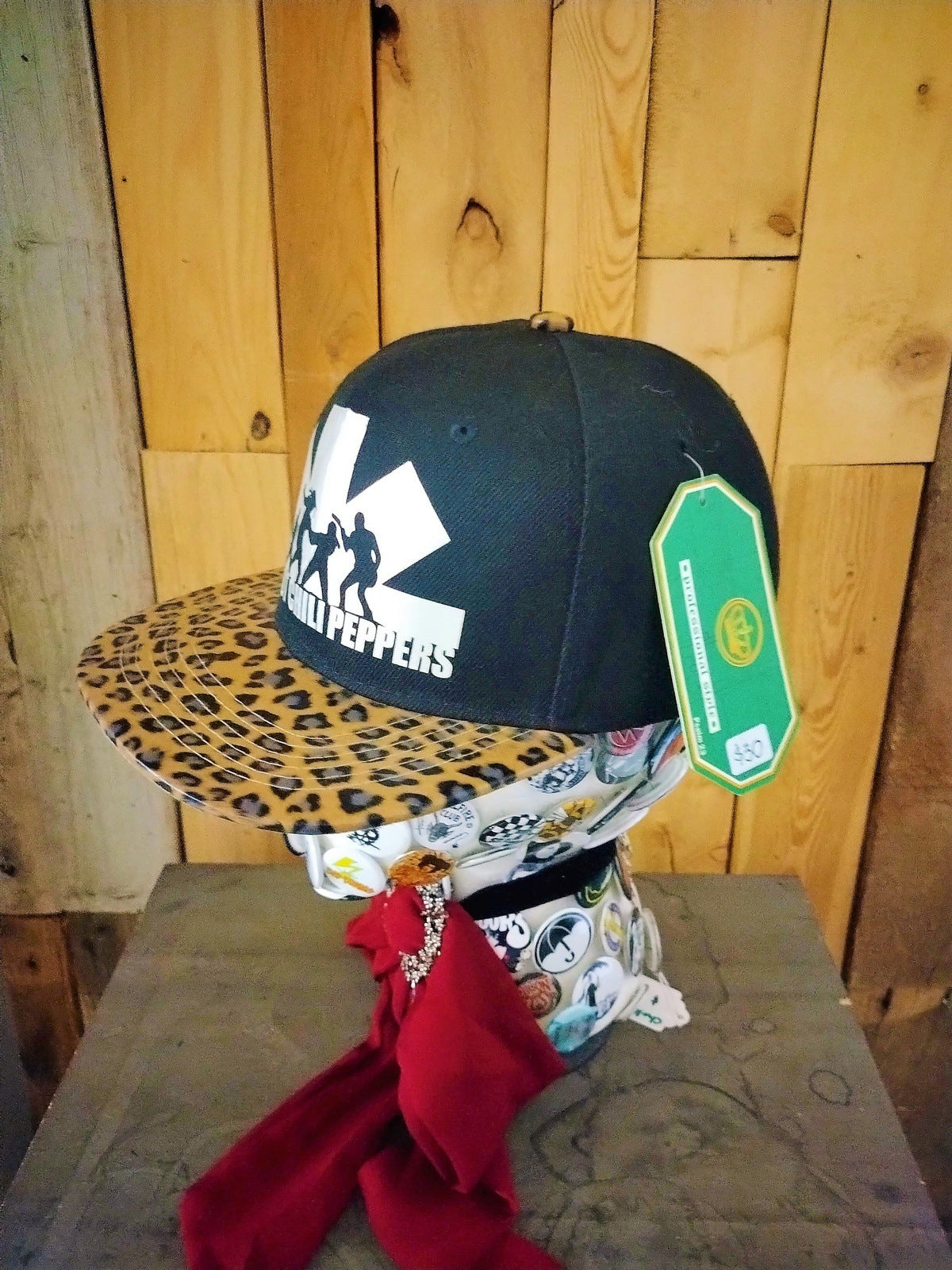 Red Hot Chili Peppers Leopard Print Snapback