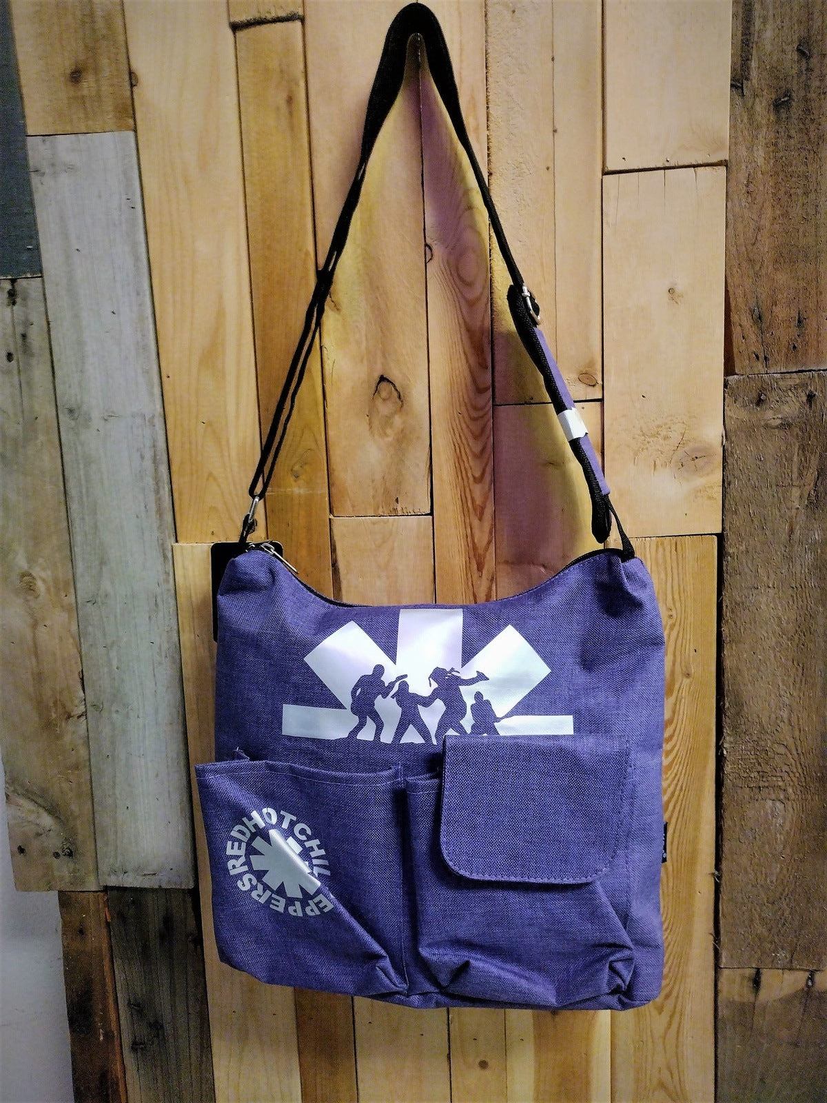 Red Hot Chili Peppers Messenger Tote Purple