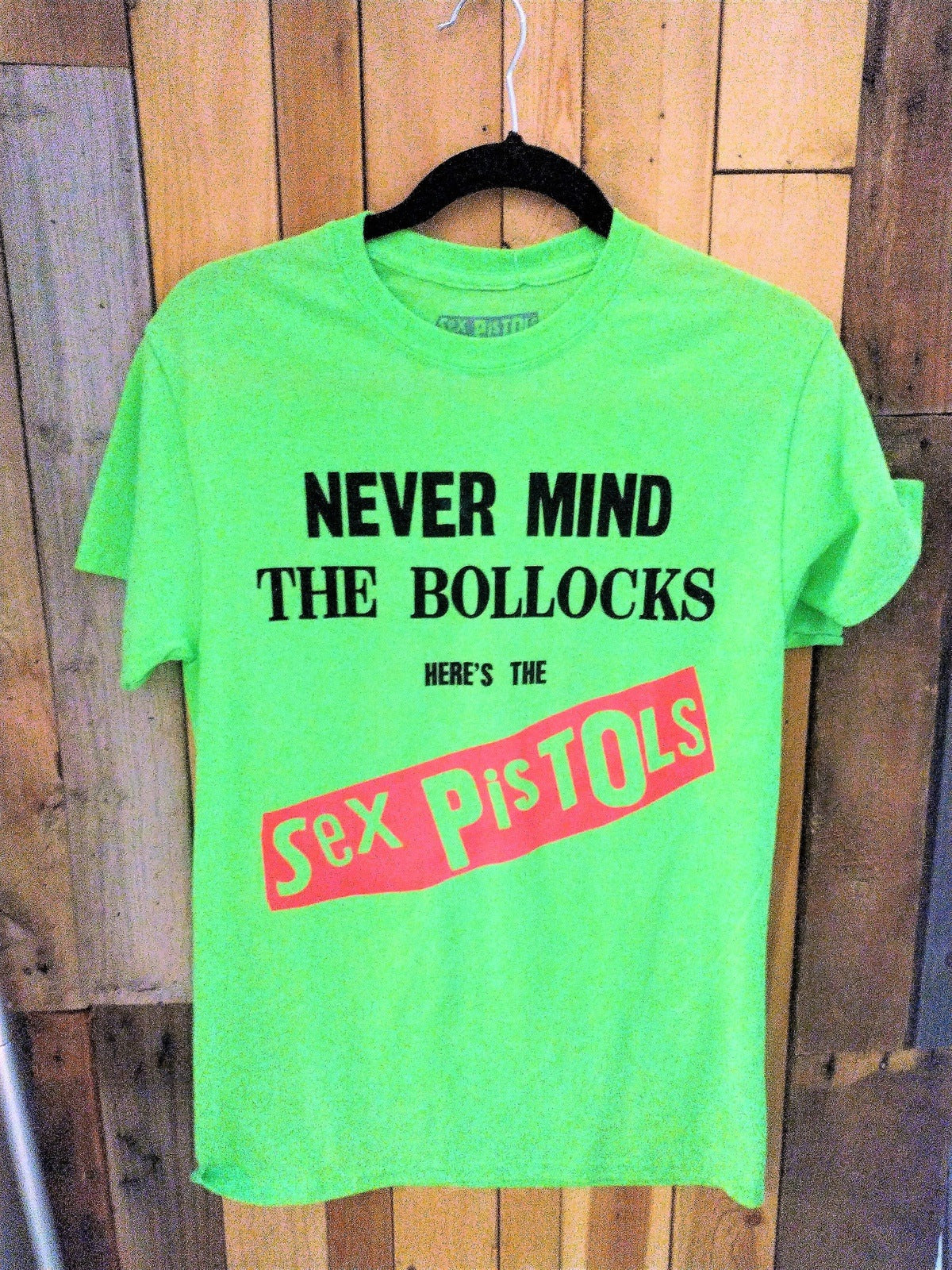 "Never Mind The Bollocks" Sex Pistols Tee Shirt Size Small