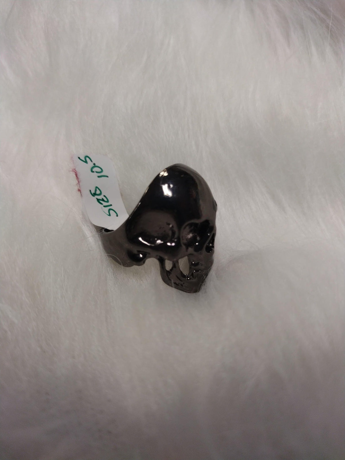 Size 10.5 Black Skull Ring