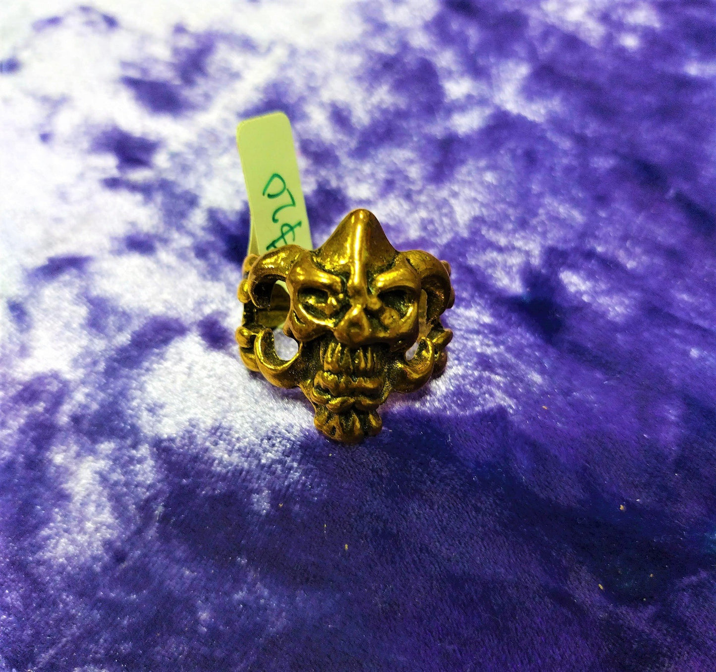 Gold Skull Ring size 11.5