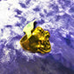 Gold Skull Ring Skull Eyes size 9