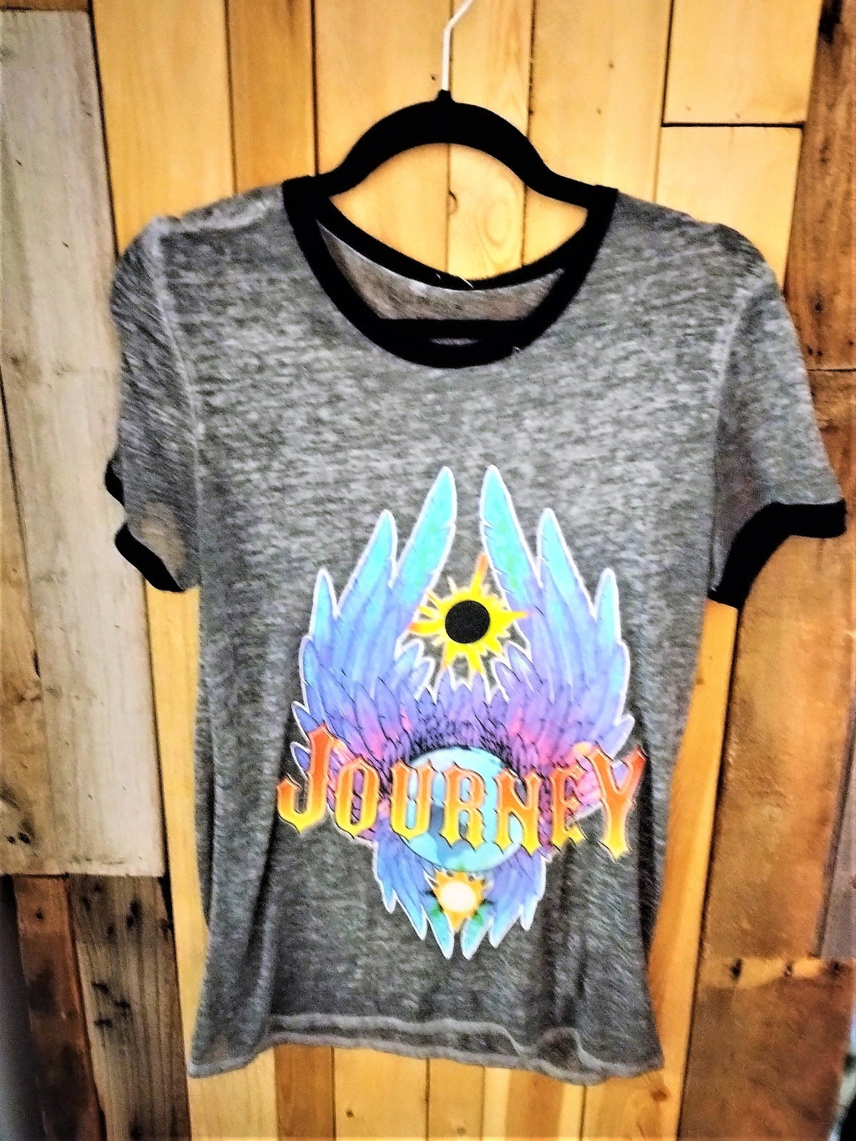 Journey Women's Tee Shirt Semi Sheer Size Medium