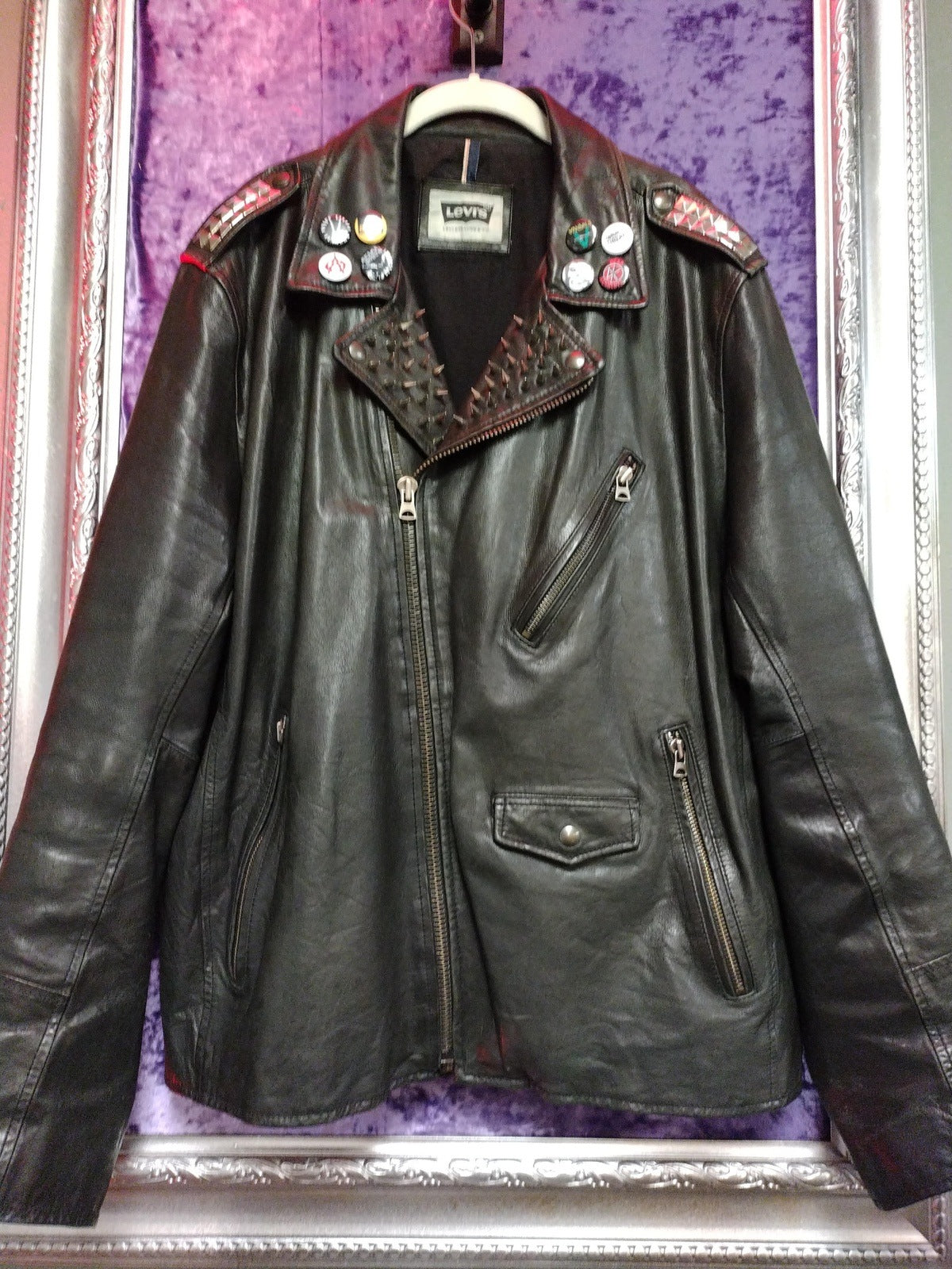 Men's XXL Levi's Punk Rock Leather Jacket