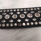Rhinestone Leather Belt Size Small