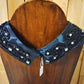 Black Beaded Rhinestone Dickey Collar
