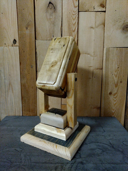 Wood Sculpture Microphone